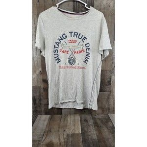 Mustang 32 True Denim Cafe Paris Size Large Slim